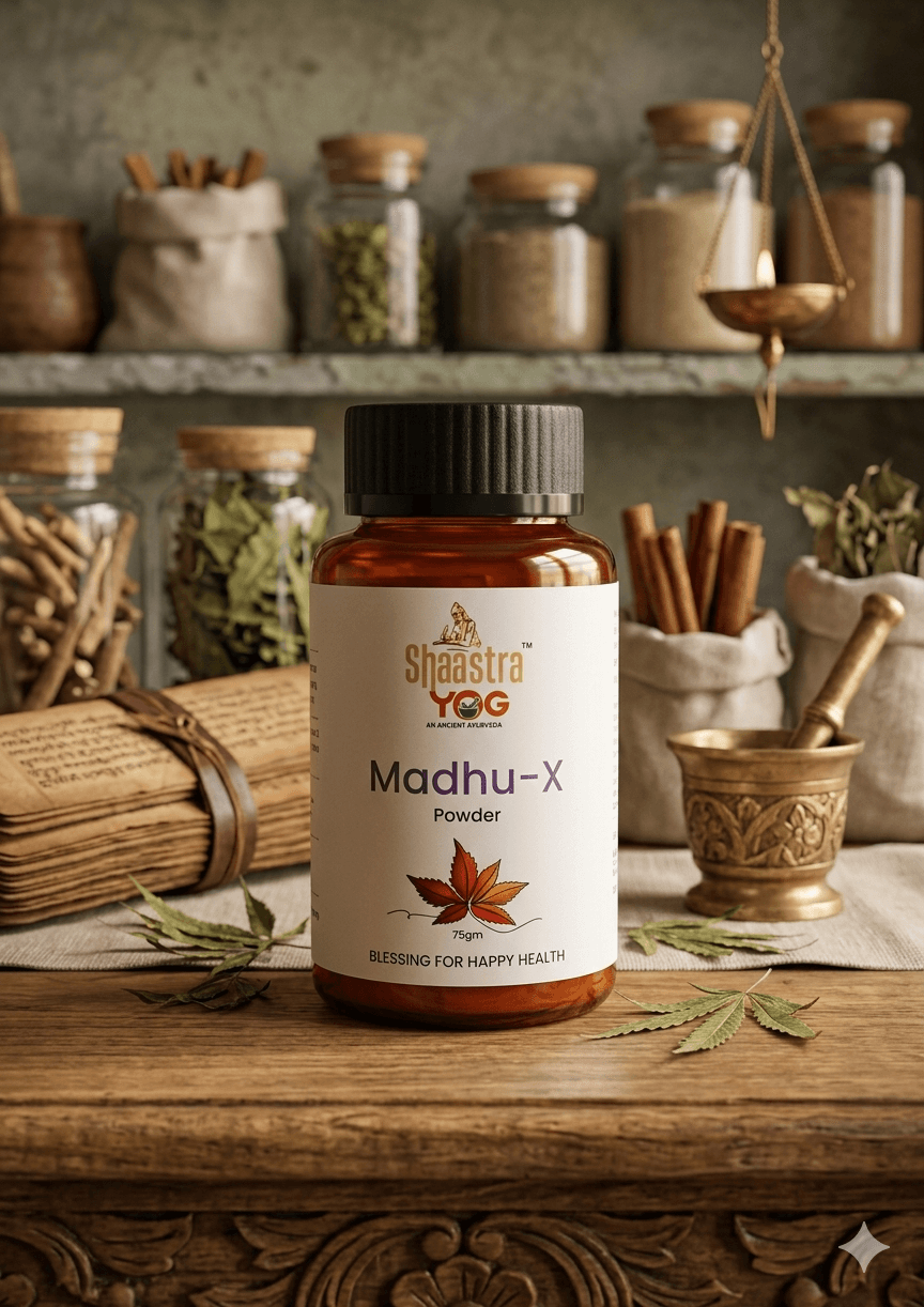 Shaastrayog Madhu X Diabetes Care Powder | Ayurvedic Wellness Supplement