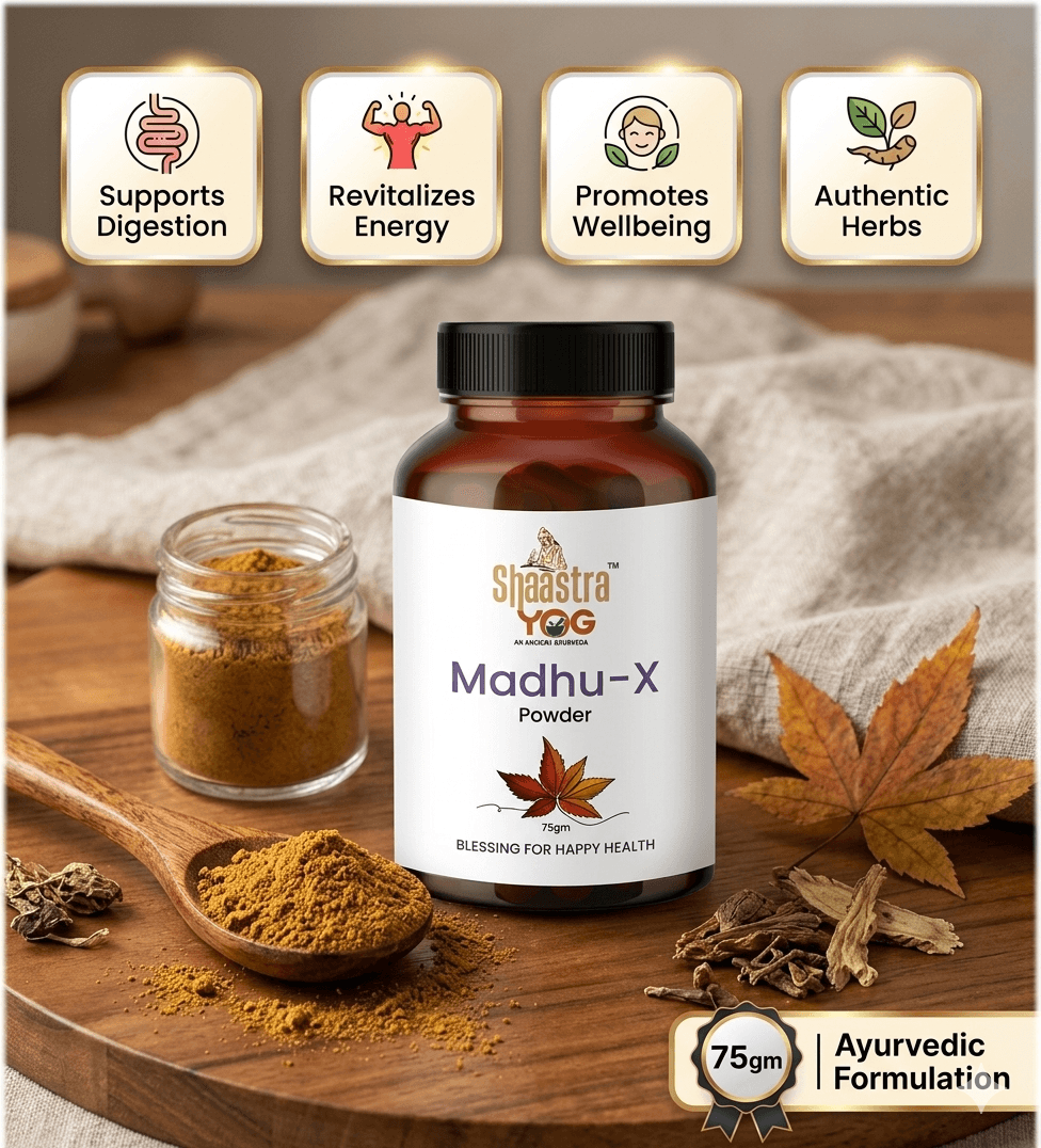 Shaastrayog Madhu X Diabetes Care Powder | Ayurvedic Wellness Supplement