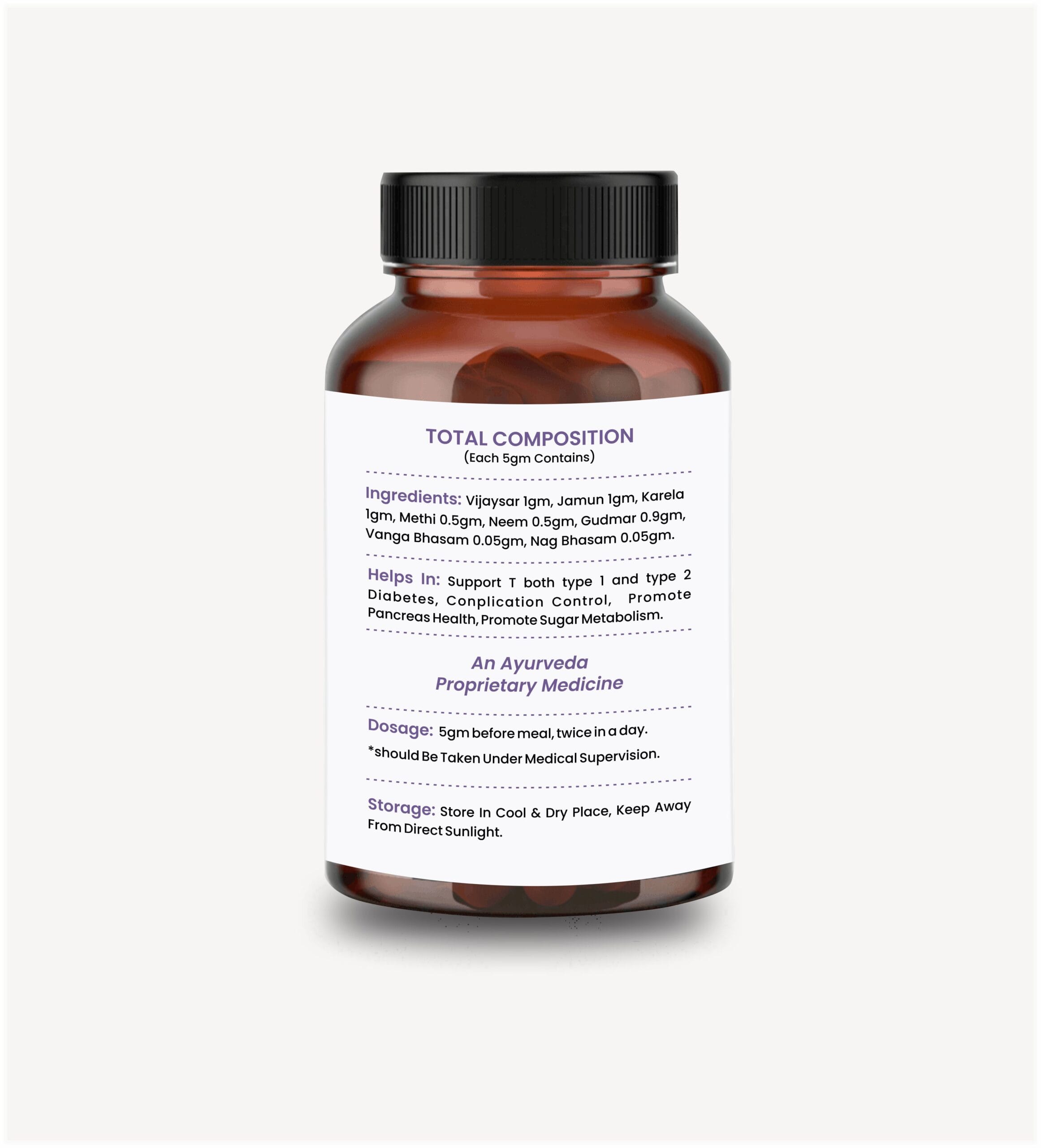 Shaastrayog Madhu X Diabetes Care Powder | Ayurvedic Wellness Supplement - Image 4