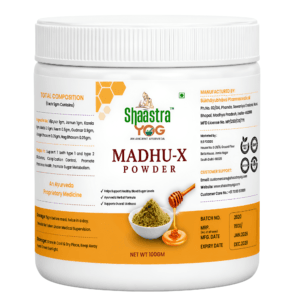Shaastrayog Madhu X Diabetes Care Powder | Ayurvedic Wellness Supplement
